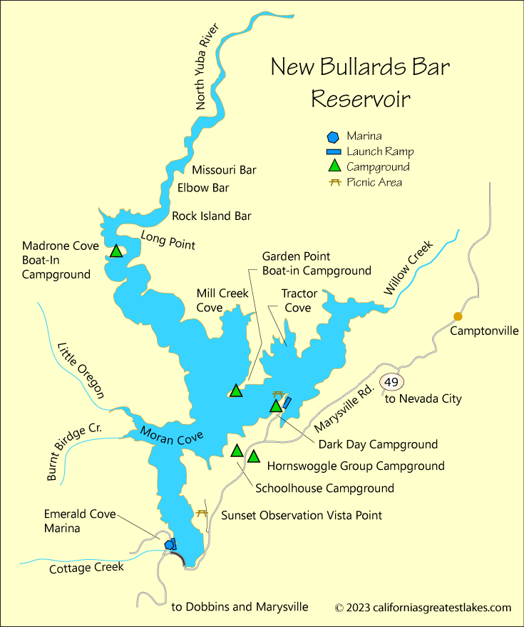New Bullards Bar Fishing