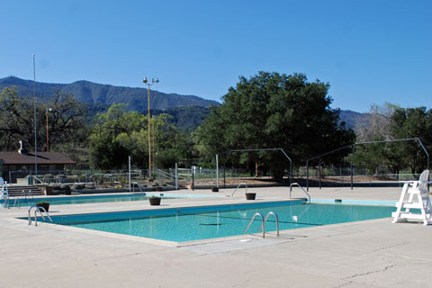 Cachuma Lake swimming pools, California